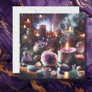 Search for purple crystals cards Amethyst