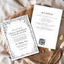Search for classic formal wedding invitations Qr code