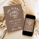 Search for camper invitations Minimalist