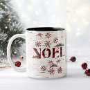 Search for rustic snowflake mugs Buffalo plaid