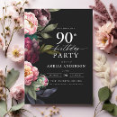 Search for ninety invitations Black