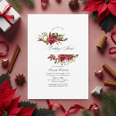 Search for christmas shower wedding invitations Watercolor