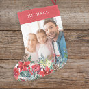 Search for rustic christmas stockings Watercolor