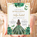 Search for emerald butterfly invitations Mexican spanish latina