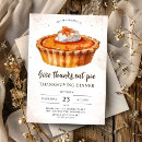 Search for pie thanksgiving invitations Thanksgiving dinner party