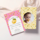 Search for lemon 1st birthday invitations Cute