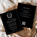 Search for traditional 4x5 invitations Black and white