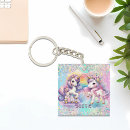 Search for girls birthday party key rings Whimsical