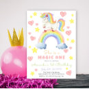 Search for unicorn birthday invitations Girl birthday party