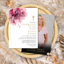 Search for christian cross funeral invitations In loving memory