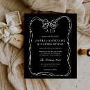 Search for white bow invitations Classic