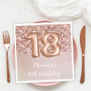 Search for 18th birthday napkins Girly