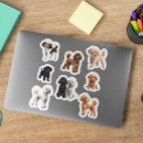 Search for white poodle stickers Doodle