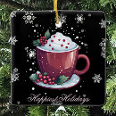 Search for hot chocolate christmas tree decorations Snowflakes
