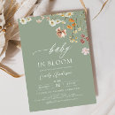 Search for wildflower baby shower invitations Gender neutral