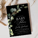 Search for budget baby shower invitations Eucalyptus