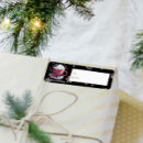 Search for snowflake return address stickers Watercolor