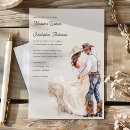 Search for equestrian wedding invitations Cowgirl