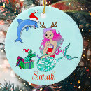 Search for mermaid christmas tree decorations Under the sea
