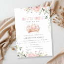 Search for princess tiara invitations Watercolor