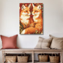 Search for vintage fox art Nouveau