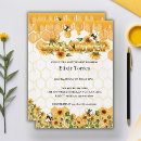 Search for honeybee baby shower invitations Modern