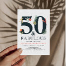 Search for fabulous 50 invitations Glamourous