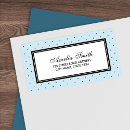 Search for black polka dot return address labels Chic