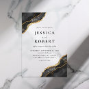 Search for black marble invitations Simple