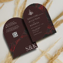 Search for maroon wedding invitations Arch