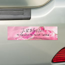 Search for just married bumper stickers Pink