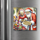 Search for elves magnets Vintage christmas