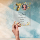 Search for clear birthday invitations Gold