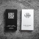 Search for two logo business cards Qr code