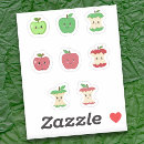 Search for cute apple stickers Green