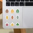 Search for red oak leaf stickers Fall