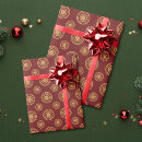 Search for dark red wrapping paper Xmas