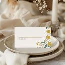Search for floral wedding place cards Gold