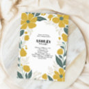 Search for modern floral bridal shower invitations Gold