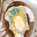 Search for sunshine baby shower invitations Here comes the son