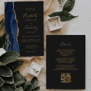 Search for dark blue wedding invitations Watercolor