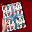 Search for trump wrapping paper Santa