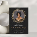 Search for black and gold glitter invitations Elegant