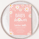 Search for daisy baby shower invitations Simple