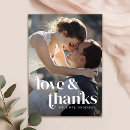Search for retro wedding thank you cards Typography