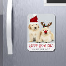 Search for happy holiday magnets Typography
