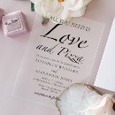 Search for all you need is love invitations Black and white