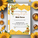 Search for sunflower bee invitations Is on the way