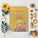 Search for honeybee baby shower invitations Yellow