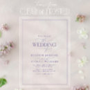 Search for lilac and white wedding invitations For her